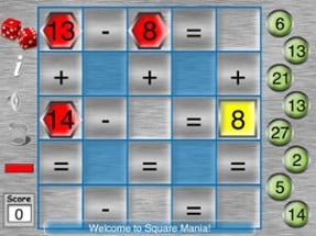 Square Mania Math Game Image