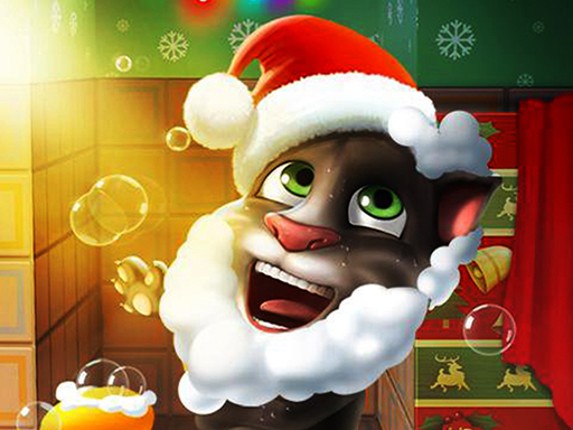 Talking Tom Christmas Game Cover