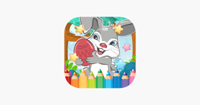 Coloring Book Rabbit Drawing Pages - free learning painting cool games for the kids girls Image