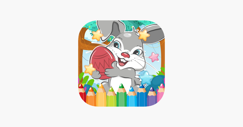 Coloring Book Rabbit Drawing Pages - free learning painting cool games for the kids girls Game Cover