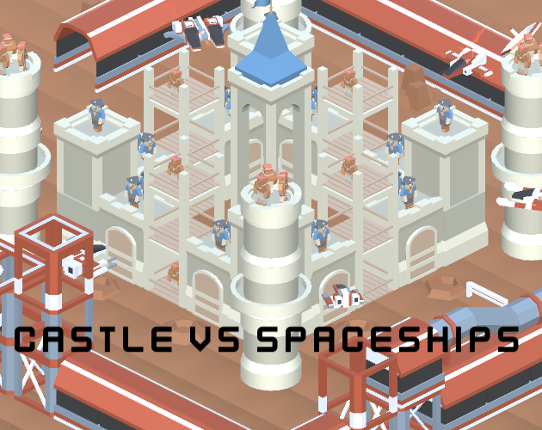 Castle vs Spaceships Game Cover