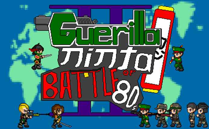 Guerilla Ninja II Battle of 80s Game Cover