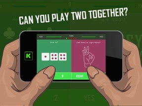 Two Fingers, but only one brain (2 F 1 B) - Split Brain Teaser, Cranial Quiz Puzzle Challenge Game Image