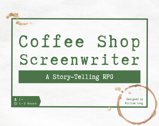 Coffee Shop Screenwriter Game Cover