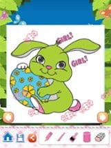 Coloring Book Rabbit Drawing Pages - free learning painting cool games for the kids girls Image