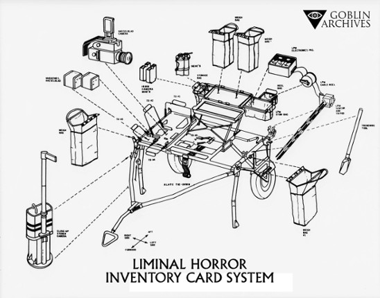 Liminal Horror Inventory Card System Game Cover