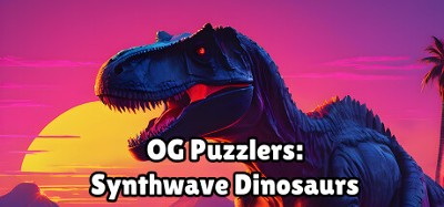 OG Puzzlers: Synthwave Dinosaurs Image