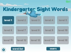 Kindergarten Sight Words Intro Image