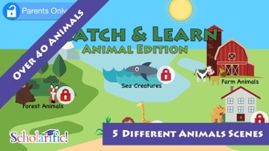 Match &amp; Learn Animals Kids App Image