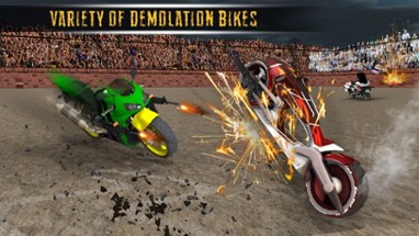 Real Demolition Derby Bike Racing &amp; Crash Stunts Image