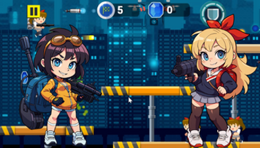 Sky Rush : Jetpack Heroine Image