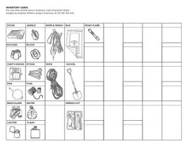 Liminal Horror Inventory Card System Image