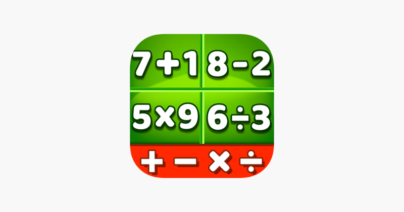 Math Games - Learn + - x ÷ Game Cover