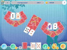 Solitaire Match 2 Cards. Valentine's Day Image