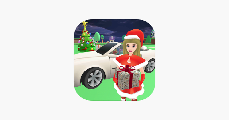 Christmas Santa Girl Car Drive Game Cover