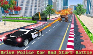 US Police Robot Car Transformation Game Image