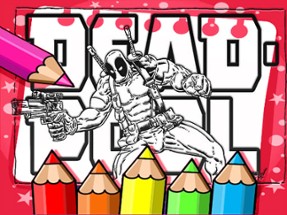 Deadpool Coloring Book Image