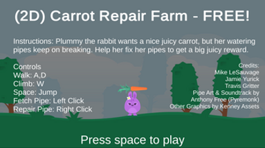 2D Carrot Repair Farm - FREE! Image