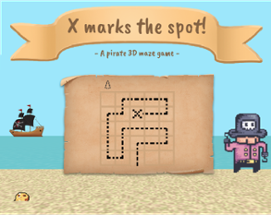 X marks the spot! A pirate 3D maze game Image