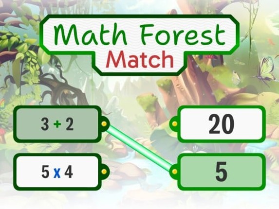 Math Forest Match Game Cover