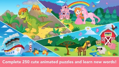 Shape Puzzle learning games for Toddler Kids free Image