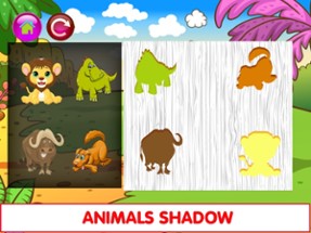 ABC Matching Shadow &amp; Animals Image