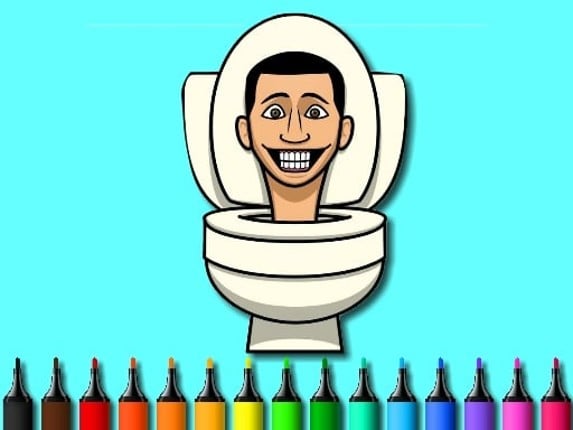 Color Skibidi Toilet Game Cover