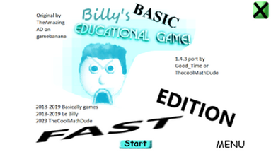 Billy's FAST basic game 1.4.3 port Image