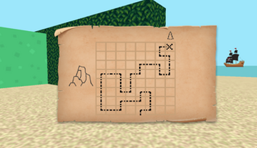 X marks the spot! A pirate 3D maze game Image