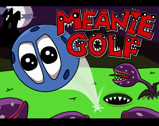 Meanie Golf (48k ZX Spectrum homebrew) Game Cover