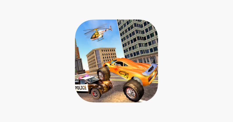 Police Chasing Monster Truck Game Cover