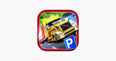 Trailer Truck Parking with Real City Traffic Car Driving Sim Image