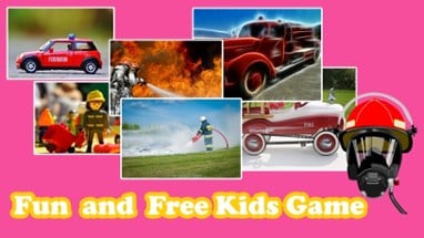 Fireman Jigsaw Puzzles - Preschool Education Games Free Image