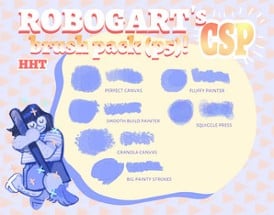 ROBOGART's Super Brush Pack! (P1 - P5) [CSP brushes, .sut files!] Image