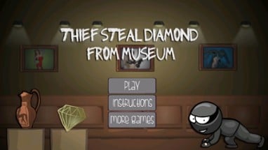 Thief Steal Diamond from Museum Image