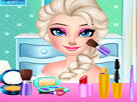 Elsa Dresser Decorate And Makeup Game Cover