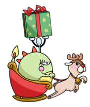 Chizilla and Little Spoon: Santa's Cruise Image