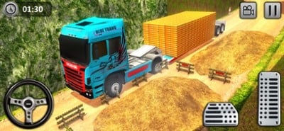 Gold Transporter Truck Drive Image