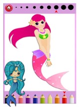 My Mermaid Coloring Book - Mermaid Game Image