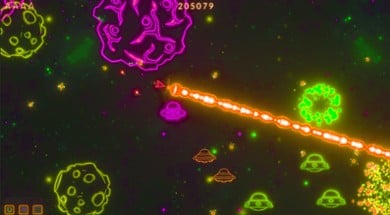 Asteroids Neon Image