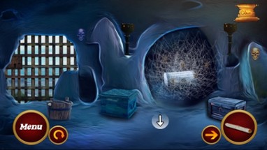 Blue Treasury Cave Escape Image