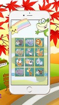 Easy Animals Matching Game with Phonics for Kids Image