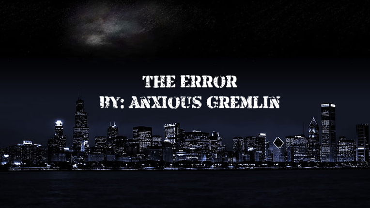 The Error Game Cover