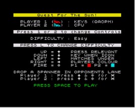 Quest for the Sun - ZX Spectrum Image