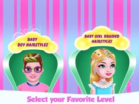 Baby Girl and Boy Braided Hair Image