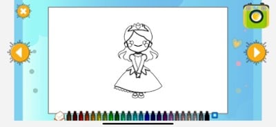 Princess Coloring Kids Games Image