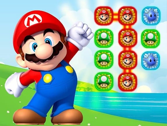 Super Mario Connect Puzzle Game Cover