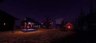 A night at Kisaragi station. Image