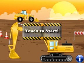 Digger Puzzles for Toddlers and Kids : play with construction vehicles ! Image