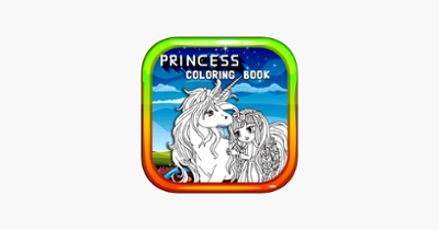 Princess Coloring Book Free For Toddler And Kids! Image
